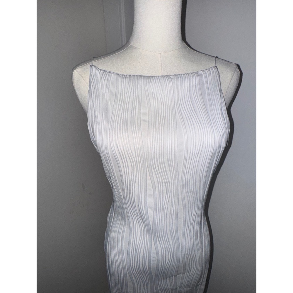 Thatssofetch White Textured Bodycon Mini Dress Sp… - image 2